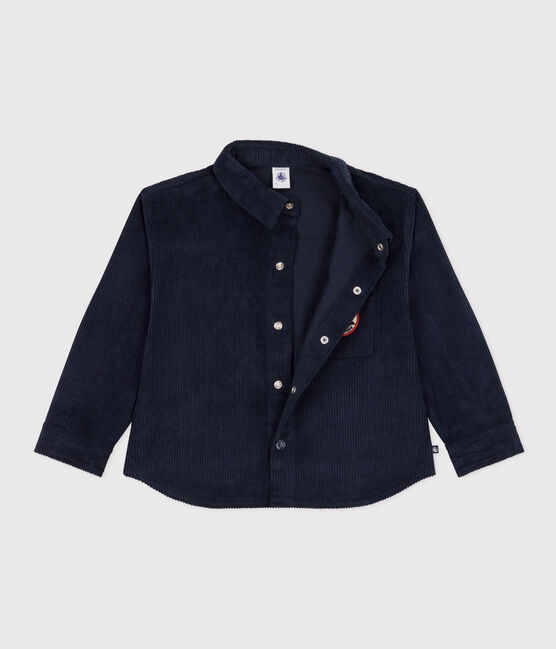 Sobrecamisa de pana de niño azul SMOKING