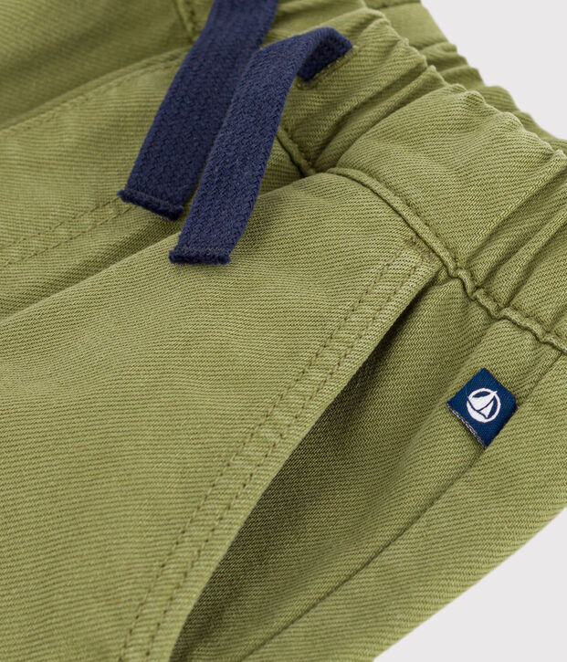 Pantal&oacute;n denim infantil verde