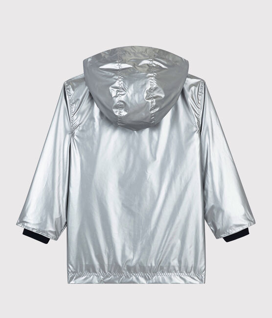 Impermeable plateado para niña/niño gris ARGENT