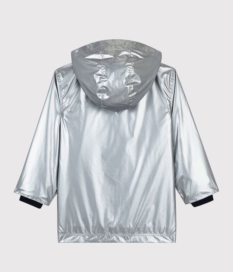 Impermeable plateado para ni&ntilde;a/ni&ntilde;o gris ARGENT