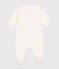 Pijama de algodón para bebé blanco MARSHMALLOW/ ORGE