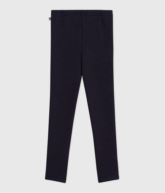 Pantalón infantil tipo leggings de felpa azul SMOKING