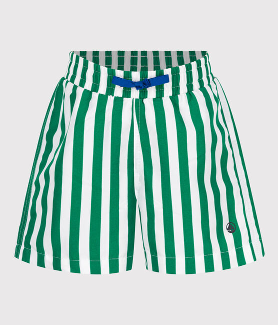 Bañador infantil a rayas verde MARSHMALLOW/ JARDIN