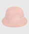 Gorro rosa con bordado inglés para niña rosa SALINE