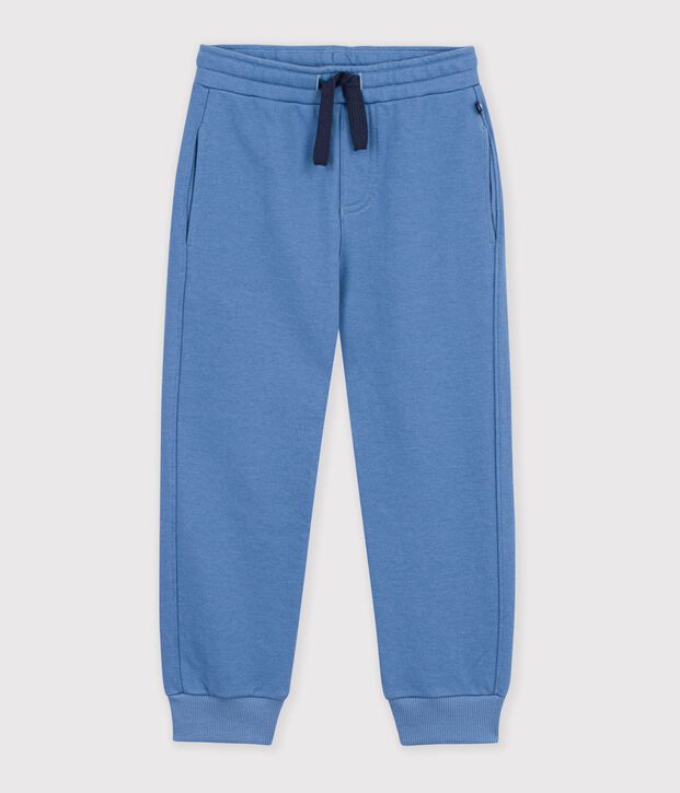 Pantal&oacute;n infantil de jogging de algod&oacute;n azul