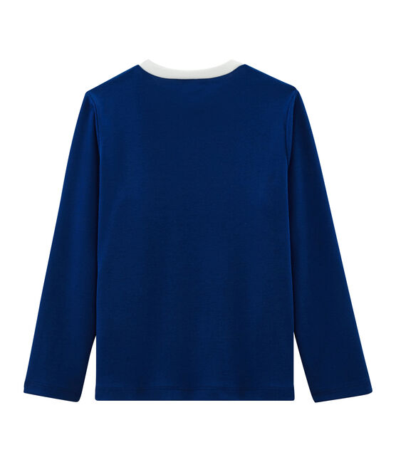 Camiseta de niño azul LIMOGES