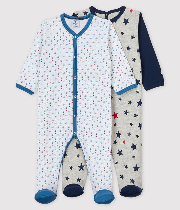 Conjunto de 2 de pijamas de punto de beb&eacute; ni&ntilde;o multicolor
