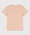 La camiseta RECTA de algodón con cuello redondo para mujer VINTAGE/ AVALANCHE