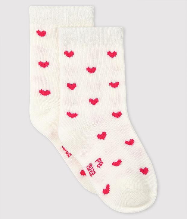 Juego de 2 pares de calcetines para beb&eacute; multicolor