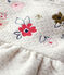 Vestido acolchado de bebé. beige MONTELIMAR CHINE
