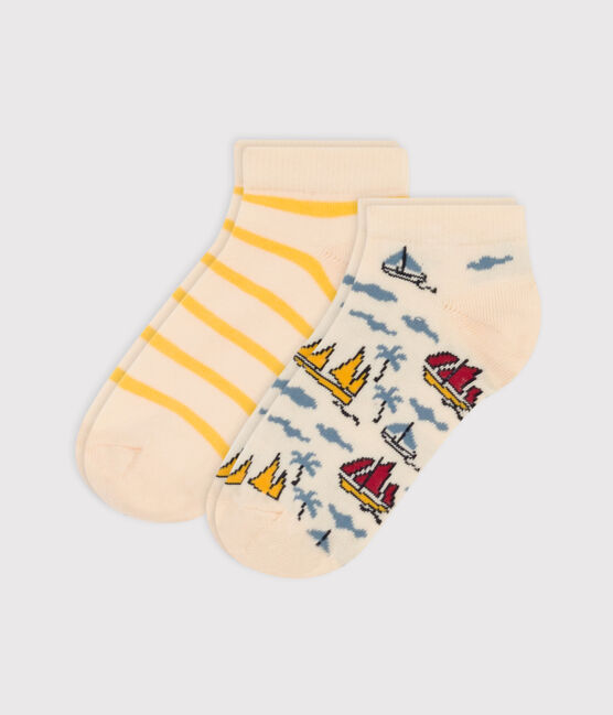 Juego de 2 pares de calcetines de punto de algodón de exploradores para niños variante 1
