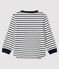 Camiseta para bebé niño blanco MARSHMALLOW/azul SMOKING