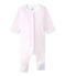 Bodipijama mixto rosa VIENNE/blanco ECUME