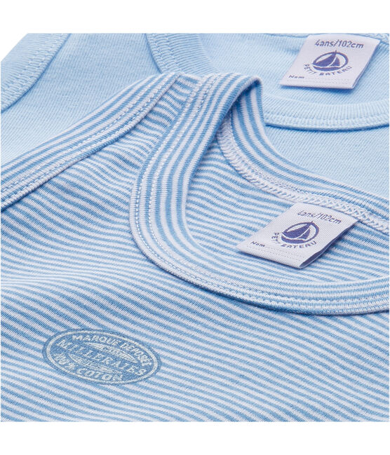 Lote de 2 camisetas mil rayas para niño lote .