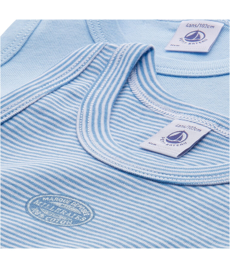 Lote de 2 camisetas mil rayas para ni&ntilde;o lote .