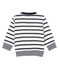 Camiseta de manga larga y rayas para bebé niño blanco MARSHMALLOW/azul SMOKING CN