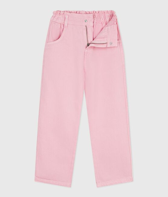 Pantalón infantil de algodón rosa MARQUISE