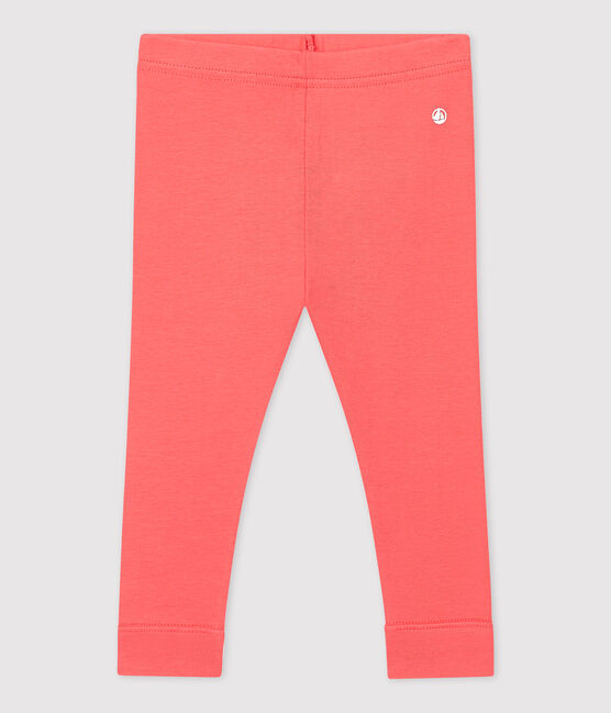 Leggings de algodón de bebé. naranja PEACHY