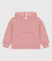 Sudadera a rayas con capucha de niña / niño blanco AVALANCHE/ STOP