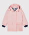 Chubasquero emblemático de Petit Bateau de bebé niña rosa MINOIS