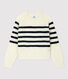 Jersey de mohair y algodón de niña