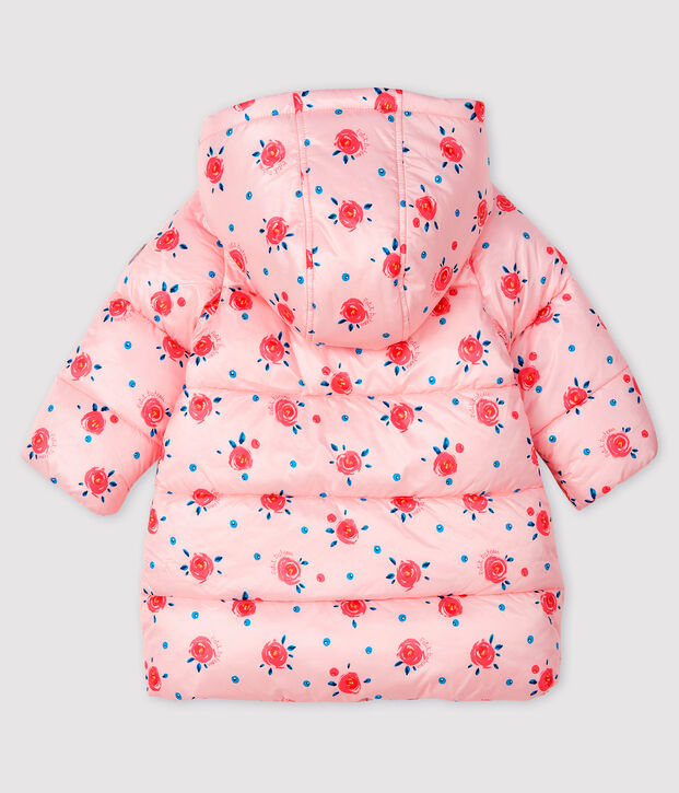 Plum&oacute;n acolchado para beb&eacute; ni&ntilde;a rosa/multicolor