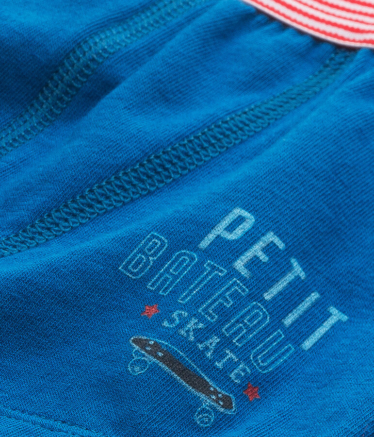 B&oacute;xer con motivo para ni&ntilde;o azul Mykonos