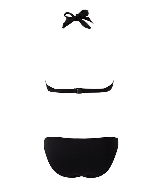 Traje de baño de dos piezas para mujer negro NOIR
