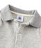 Body bebé de niño en milrayas gris SUBWAY/beige COQUILLE