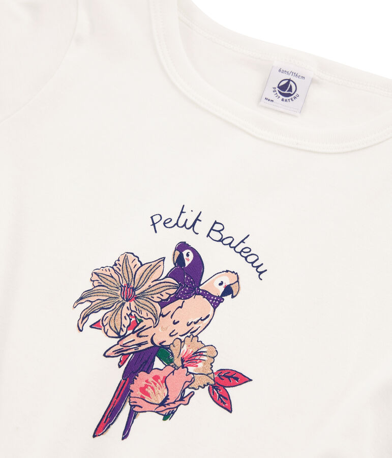 Camiseta de ni&ntilde;a blanco