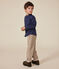 Pantalón recto de pana para niño HUITRE