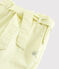 Pantalón de sarga de niña amarillo CITRONEL