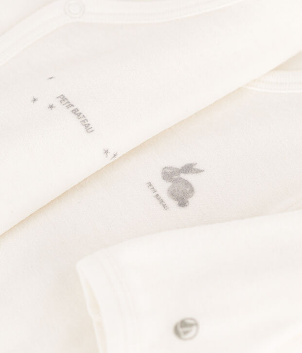 Juego de 2 pijamas de terciopelo para beb&eacute; multicolor