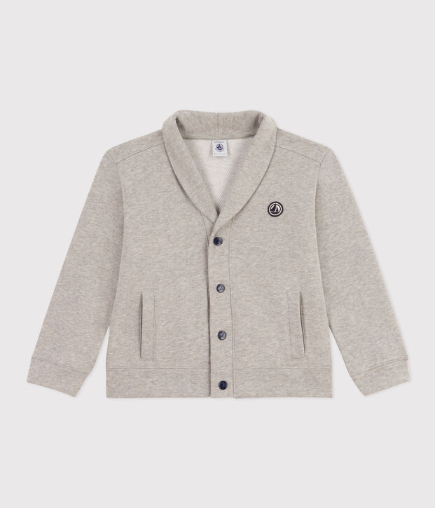 C&aacute;rdigan de algod&oacute;n para ni&ntilde;o gris