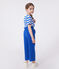 Pantalón infantil de mezcla de algodón y lyocell. azul SURF