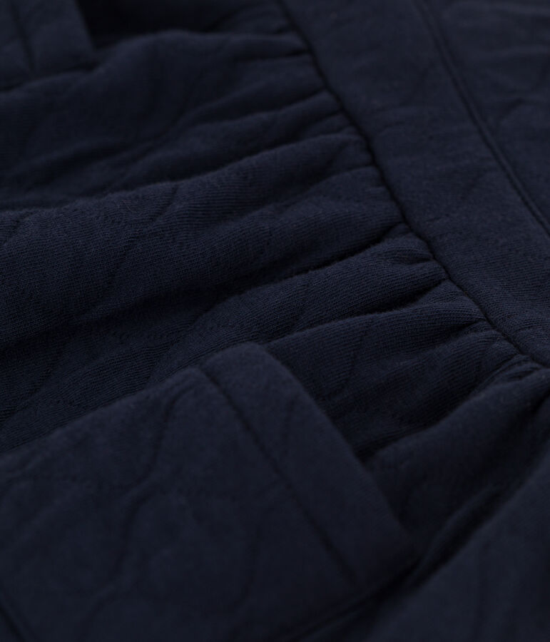 Vestido sin mangas de t&uacute;bico acolchado y estampado para beb&eacute; azul SMOKING