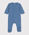 Pijama de algodón para bebé azul BEACH/ MARSHMALLOW