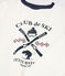 Camiseta serigrafiada para niño blanco MARSHMALLOW