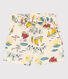 Shorts estampados de popelina para niña