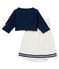 Vestido body y cárdigan para bebé niña variante 1