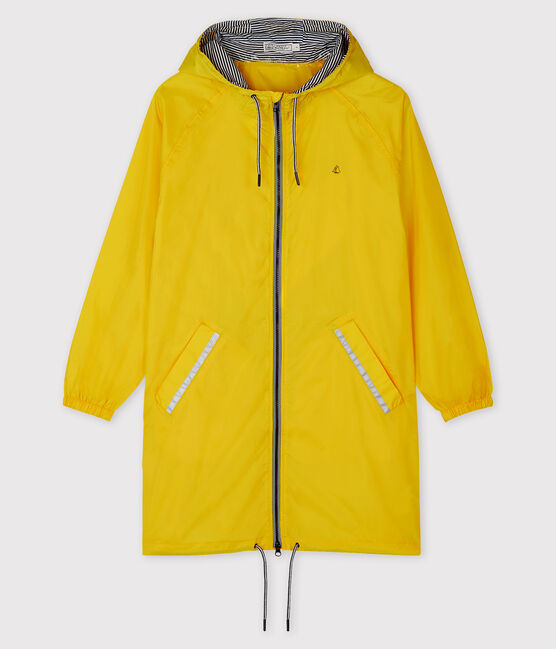 Cortavientos largo para mujer amarillo JAUNE