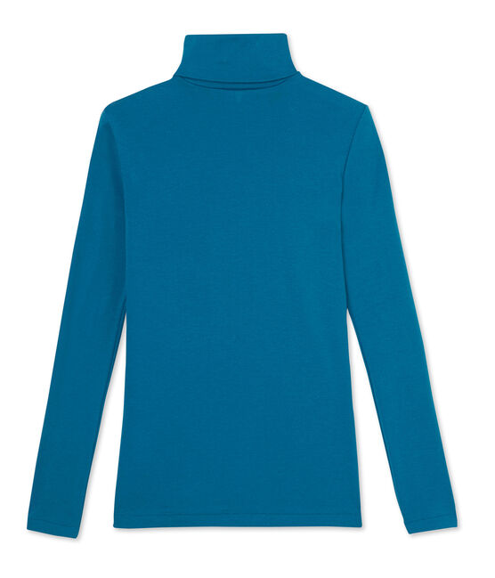 Camiseta icónica de manga larga para mujer azul Mallard