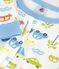 Pijama infantil muy ajustado de algod&oacute;n con estampado de coches blanco MARSHMALLOW/blanco MULTICO