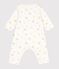 Bodyjama sin pies de algod&oacute;n con estampado de flores para beb&eacute; blanco MARSHMALLOW/blanco MULTICO