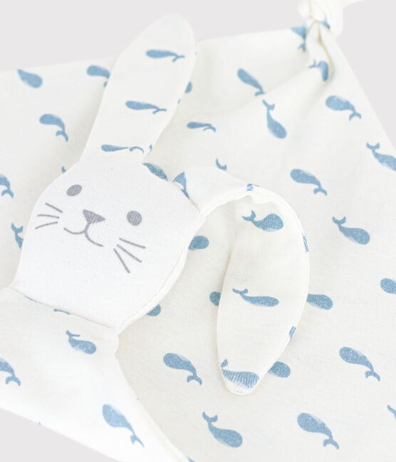 Doudou de algodón con estampado de ballena para bebé MARSHMALLOW/ ADRIATIC