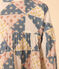 Blusa de gasa de algodón para niña rosa SALINE/blanco MULTICO