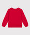 Sudadera de muletón para niño rojo CORRIDA