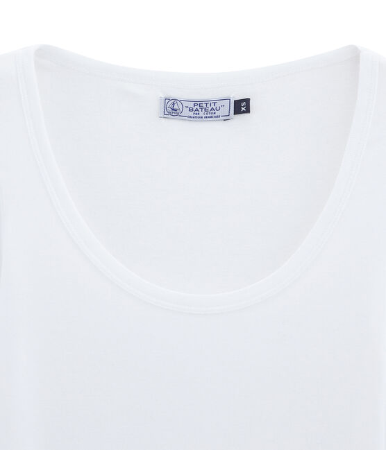 Camiseta manga 3/4 para mujer blanco ECUME