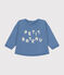 Sudadera de felpa para bebé azul BEACH