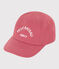 Gorra de sarga Petit Bateau Family para bebé rosa PAPI